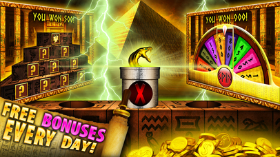 Screenshot 3 Slots Golden Tomb Casino — FREE Vegas Slot Machine Games worthy of a Pharaoh!