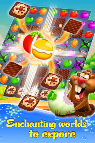 Super Fruits Crush Mania - Amazing Fruits Magic Wizard Free Games screenshot 4
