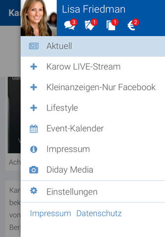 Karow LIVE - Das Magazin screenshot 2