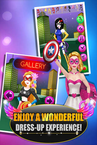 Supergirl Outfit Makeover : Princess Dress Up & Makeup Fashion Salon - Girls Games PRO screenshot 3