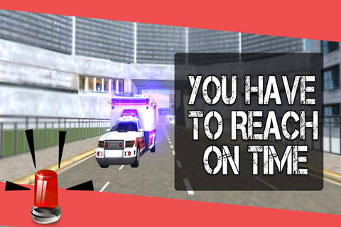 City Ambulance Rescue Driver HD screenshot 2