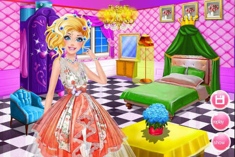 Deluxe Princess Bedroom – Dream Home Design Game screenshot 3