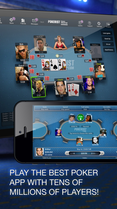 pokerist: texas holdem poker