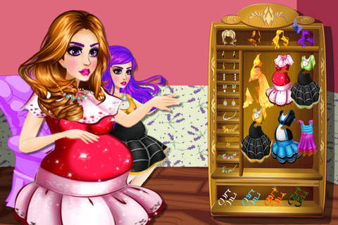 Pregnant Mommy Spa - Pretty Princess Makeup/Beauty Fantasy Dress Up screenshot 3