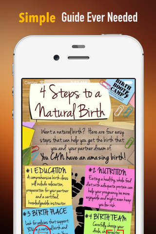 Natural Childbirth Guide:Tips and Tutorial screenshot 2