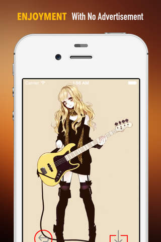 Anime with Musical Instruments Wallpapers HD: Quotes Backgrounds with Art Pictures screenshot 2