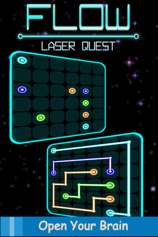 Flow Laser Quest - Free Game Of Connect Matching Color Dots On GridBlock screenshot 4
