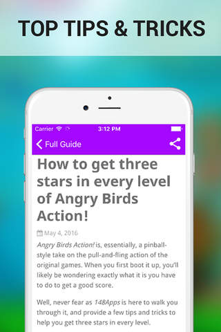 Guide for Angry Birds Action - Rovio Slingshot screenshot 2