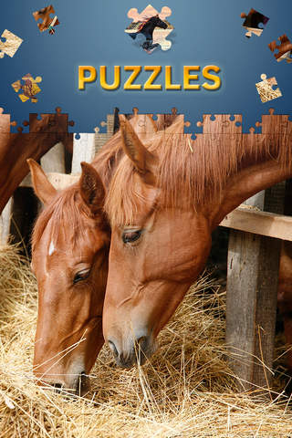 Horses jigsaw puzzles for adults screenshot 2