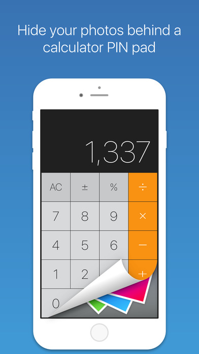 calculator that hides photos