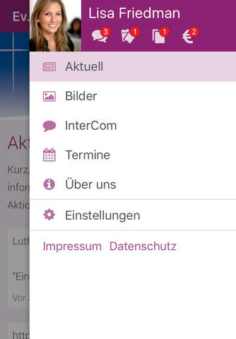 Evangelisch in Freiburg screenshot 2