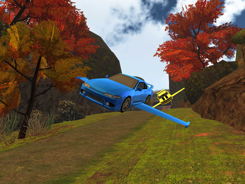 free for mac download Flying Car Racing Simulator