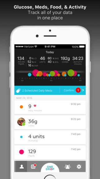 iphone 0 60 app one drop for diabetes management on the app store iphone 0 60 app one drop for diabetes management on the app store