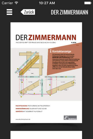 DER ZIMMERMANN - Fachzeitschrift screenshot 2