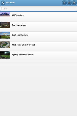 Directory of stadiums screenshot 2