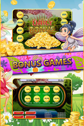 Slot Machines & Poker Fairies “ Mega Casino Slots Edition ” Pro screenshot 3
