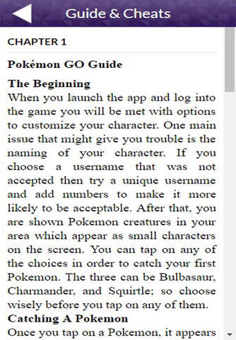 Game Guide for Pokemon GO screenshot 2