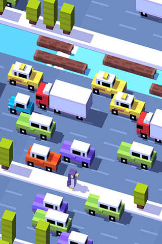 Crossy Tiny Bird Tappy - Flappy Endless Arcade Hopper Road! screenshot 2