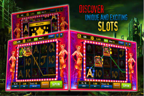 Mega Slots Zombies Games Vegas Casino 777 : Free Games HD ! screenshot 2