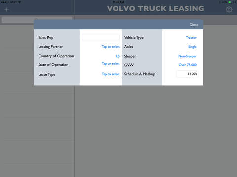 Volvo Truck Leasing screenshot 3