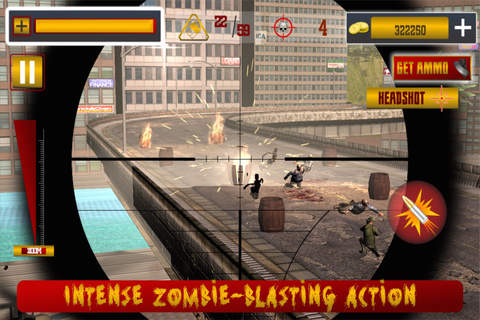 Zombies Attack City Sniper Shooting screenshot 3