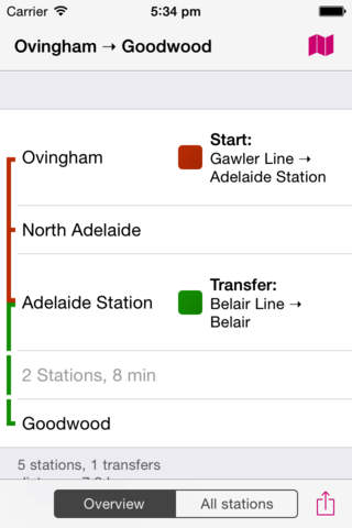 Adelaide Rail Map Lite screenshot 4
