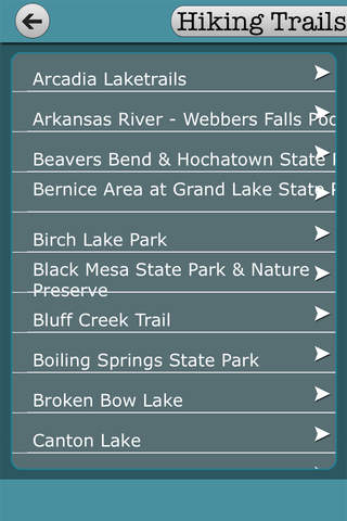 Oklahoma - Campgrounds & Hiking Trails screenshot 4
