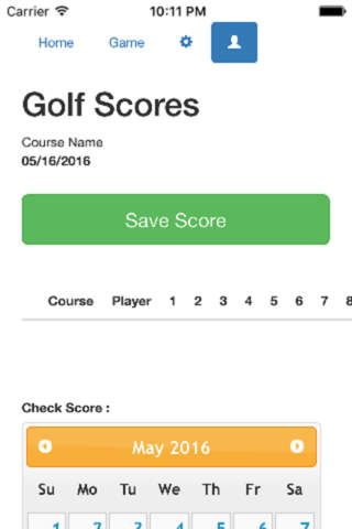 Golf Scores Keeper screenshot 4
