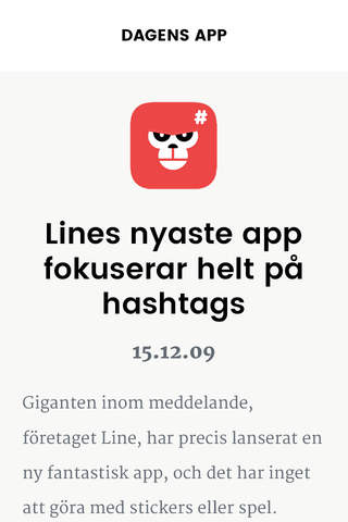 Dagens App screenshot 3