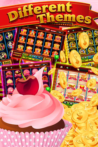 Pink Delish Cupcakes of Candy Vegas Sweet Land screenshot 2