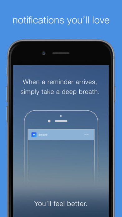 Breathe | Calming Reminders For Mindful Breathing screenshot 2