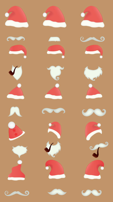 Santa Mask Sticker screenshot 2