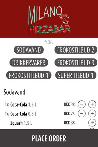 Milano Pizza Kbh S screenshot 2