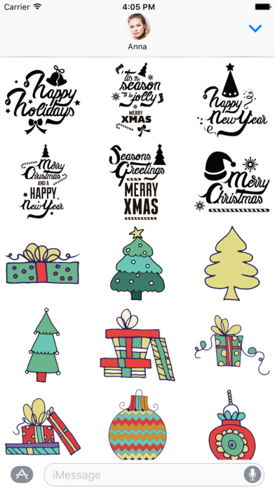 Merry Christmas Sticker Pack 1 screenshot 2