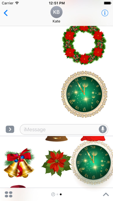 New Year Stickers Pack for iMessage screenshot 2