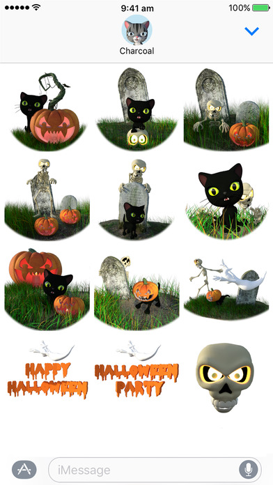 Halloween Stickers - Spooky Fun Sticker Pack screenshot 2