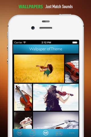 Violin Sound Box and Wallpapers: Theme Ringtones and Alarm screenshot 4