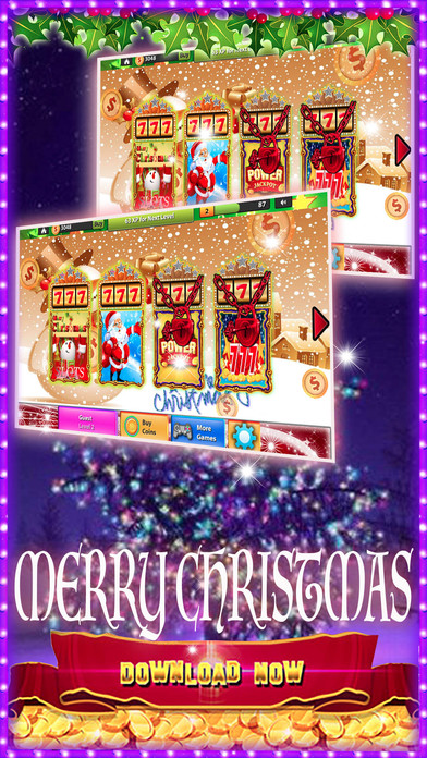 Free Casino SLOT Game: Happy Merry Christmas Day screenshot 3