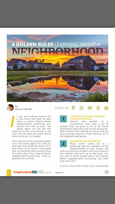 Virginia Beach Real Estate Magazine screenshot 2
