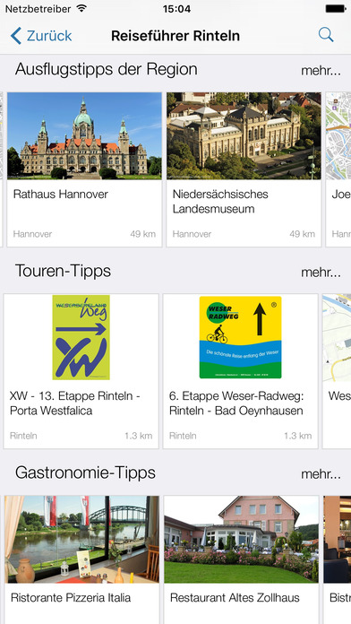 Aktuelle Touristische Informationen in Deutschland screenshot 4
