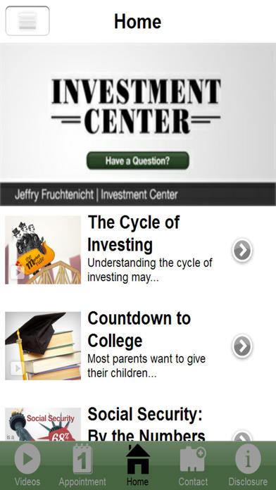 Investment Center screenshot 2