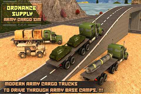 Ordnance Supply Army Cargo Sim screenshot 2