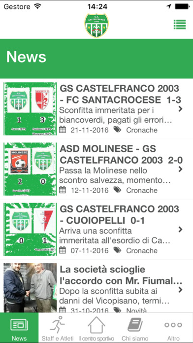 GS CASTELFRANCO 2003 screenshot 2
