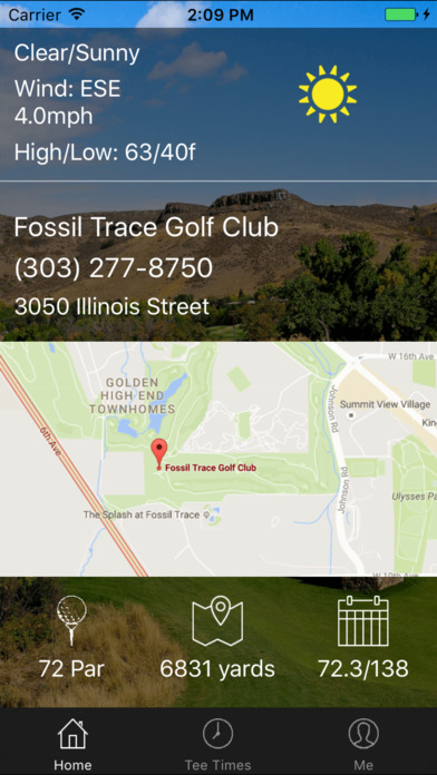 Fossil Trace Golf Club Tee Times screenshot 2