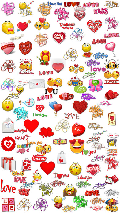 Love Text and Stickers for iMessage screenshot 3