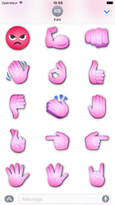PINK Emoji • Stickers screenshot 4
