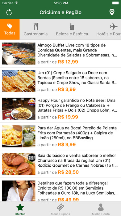 Captura de tela do iPhone 1