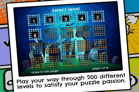 Haunted Monster Head Line Up - FREE - Slide To Match Pattern Puzzle Game screenshot 3