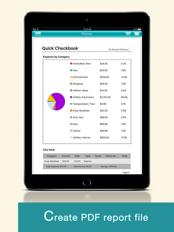 checking register app