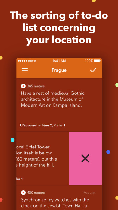 Прага — to-do путеводитель и карта мест от mere screenshot 3